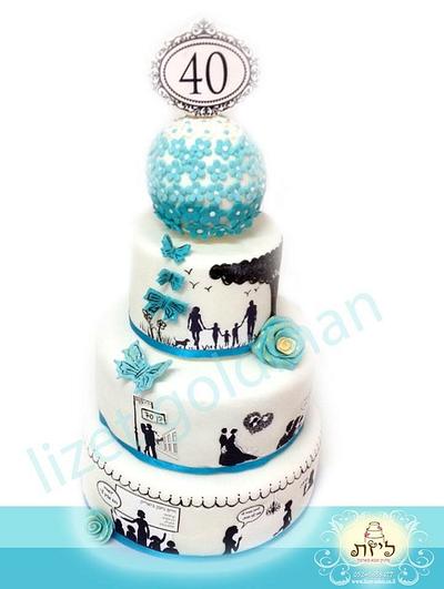 40th birthday cake - Cake by Iizet
