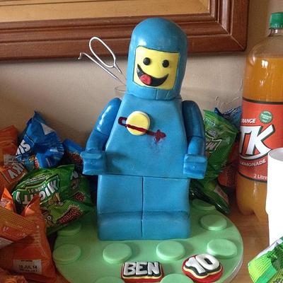 Benny Lego Movie - Cake by Cacalicious