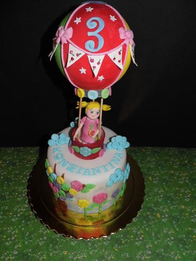 Hot air balloon cake - Cake by LiliaCakes