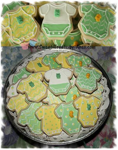 Baby Shower cookies - Cake by Ansa