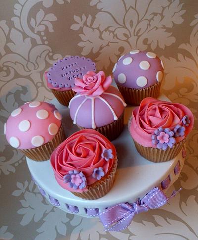 Purples & Pinks - Cake by Dollybird Bakes