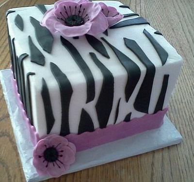 zebra cake  - Cake by Mareg