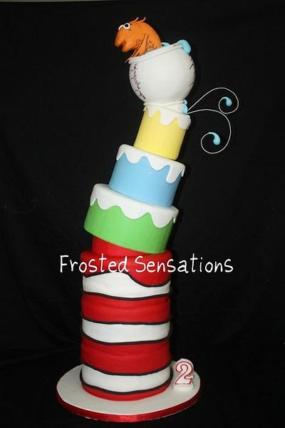 Cat in the Hat Birthday Cake - Cake by Virginia