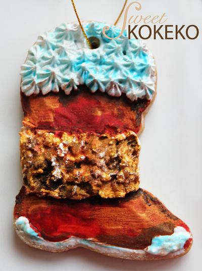 Santa´s Boots Cookies - Cake by SweetKOKEKO by Arantxa