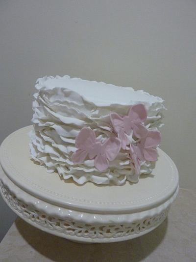 My very first wedding cake - Cake by The cake shop at highland reserve