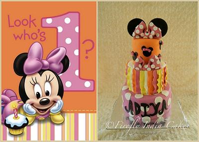 For a Mini Minnie. - Cake by Firefly India by Pavani Kaur