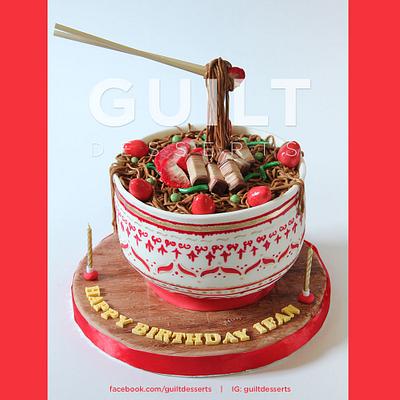 Flying Chopsticks Noodle Cake - Cake by Guilt Desserts
