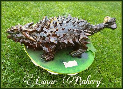 Ankylosaurus cake - Cake by Lunar Bakery