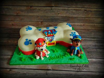 Paw Patrol's Chase and Marshall - Cake by Michelle