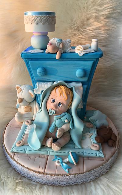 Baby shower cake - Cake by Pompea Camposeo 