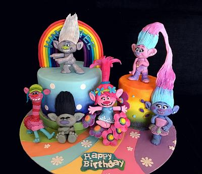 Trolls cake - Cake by Savyscakes