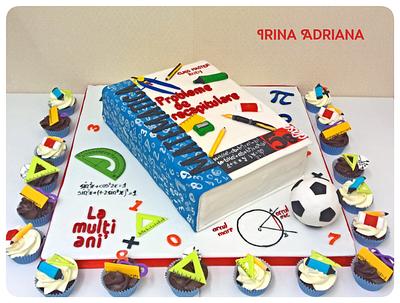 Math Book Cake - Cake by Irina-Adriana