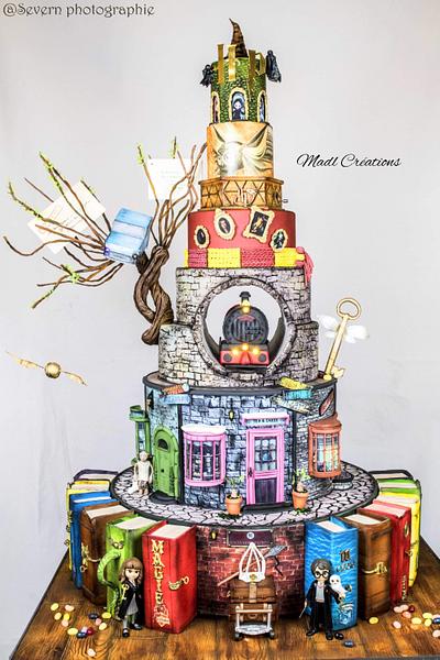 Harry Potter Big cake  - Cake by Cindy Sauvage 