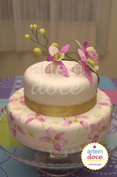 Orchids - Cake by Margarida Guerreiro