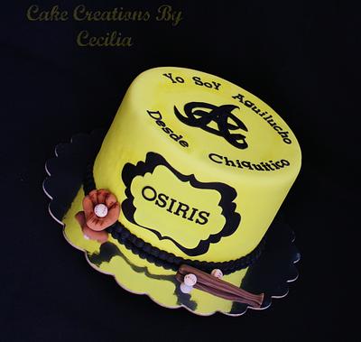 "Las Aguilas" Baseball Birthday Cake - Cake by CakeCreationsCecilia