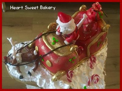 Christmas snow dog and Rudolph  - Cake by Heart