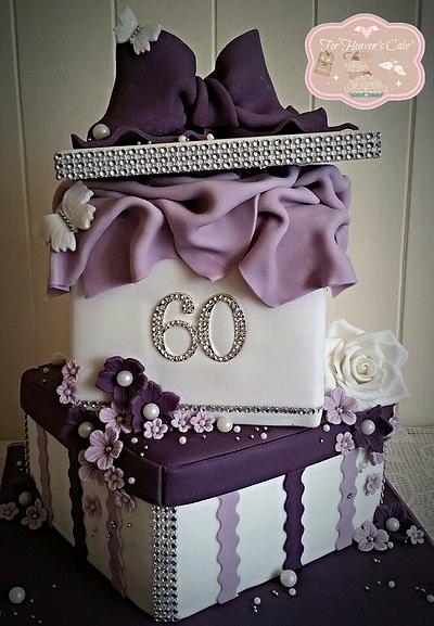 60 years Young - Cake by Bobbie-Anne Wright (For Heaven's Cake)
