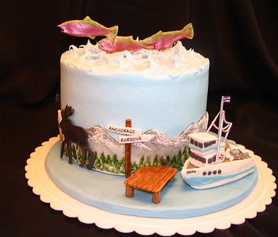 Alaskan Paradise - Cake by Ruth