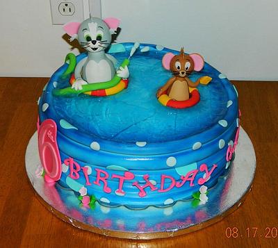 Tom & Jerry's Pool Party - Cake by Maureen