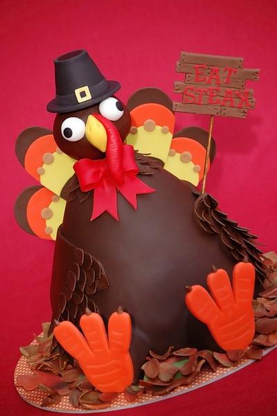 Tom the Turkey - Cake by Lesley Wright