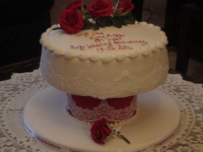 Ruby Anniversary - Cake by ACM