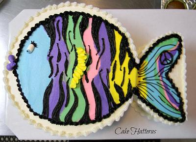 Hippy Fish - Cake by Donna Tokazowski- Cake Hatteras, Martinsburg WV