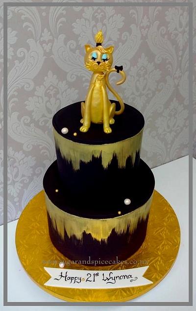 Posh Cat Cake - Cake by Mel_SugarandSpiceCakes