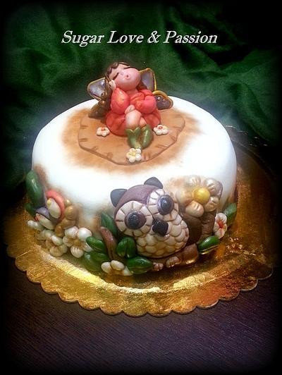 A fairy, an owl, and everything else ... - Cake by Mary Ciaramella (Sugar Love & Passion)