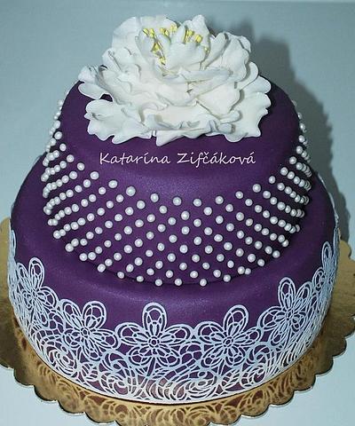 violet cake - Cake by katarina139