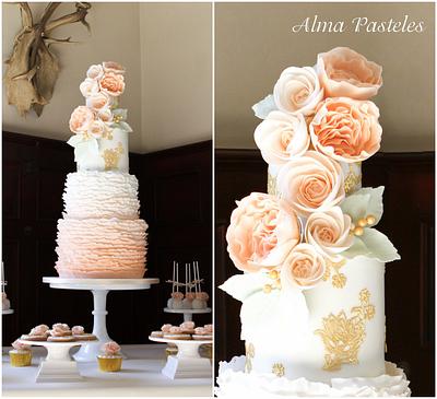 Ruffles & Bloom - Cake by Alma Pasteles