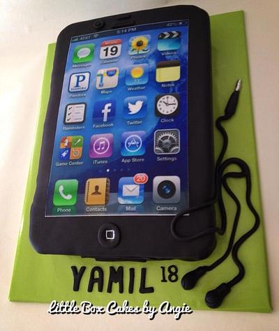 iPhone Cake - Cake by Little Box Cakes by Angie