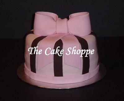 pink and brown cake - Cake by THE CAKE SHOPPE