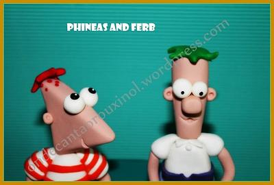 Phineas and Ferb - Cake by SofiaRouxinol