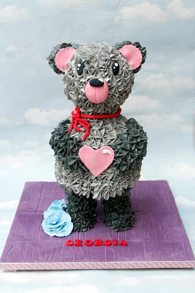 3D Teddy Bear cake - Cake by Kalina