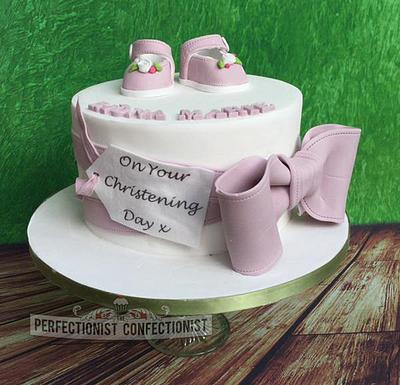 Riona Marie - Christening Cake - Cake by Niamh Geraghty, Perfectionist Confectionist