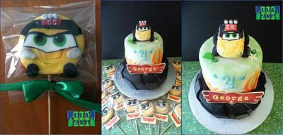Dynamite from Smokejumpers Cake. Planes Fires & Rescue. - Cake by LiliaCakes