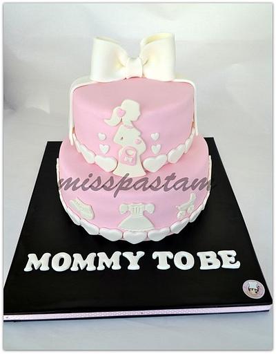 Babyshower cake - Cake by Misspastam