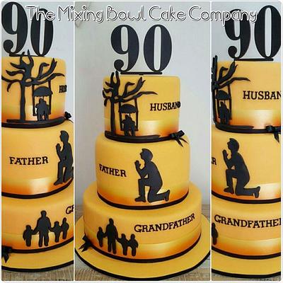 Celebrating 90 years! - Cake by The Mixing Bowl Cake Company 