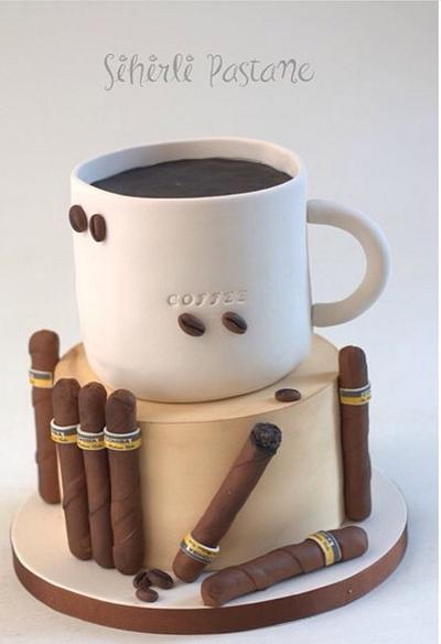 Coffee and Cigar Cake  - Cake by Sihirli Pastane
