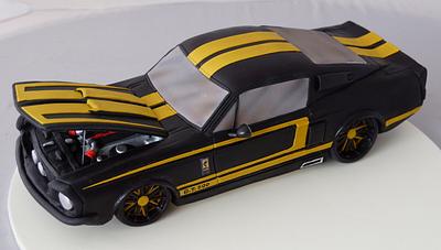 Ford Mustang GT 500 - Cake by Paul Delaney of Delaneys cakes