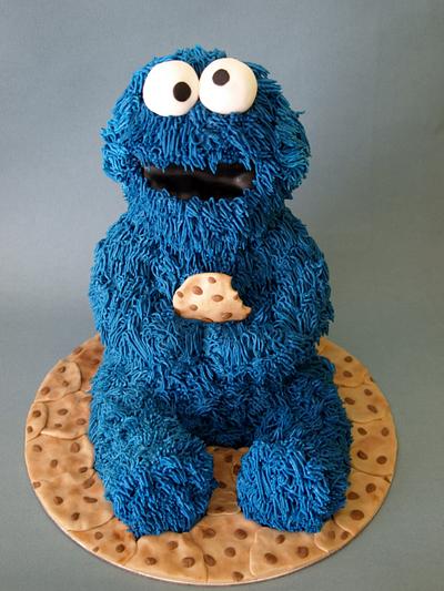 Cookie Monster Cake - Cake by Cathy's Cakes