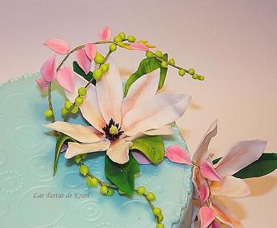 magnolia  - Cake by Cake boutique by Krasimira Novacheva