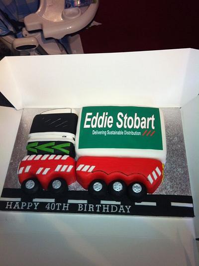Eddie stobart lorry - Cake by Mark