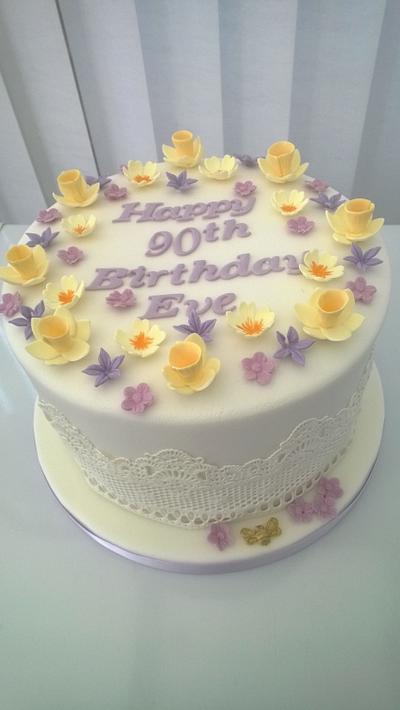 Spring flowers birthday cake - Cake by Combe Cakes