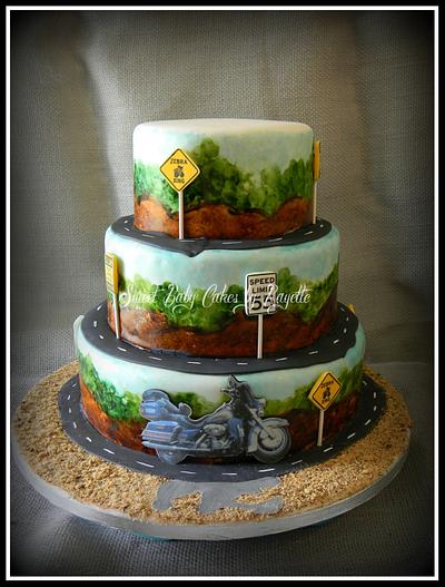 Harley Scenery wedding cake - Cake by Rayette Mungaven