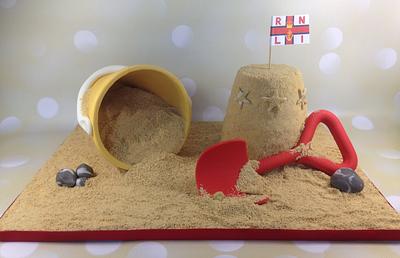 RNLI sandcastle - Cake by Great Little Bakes