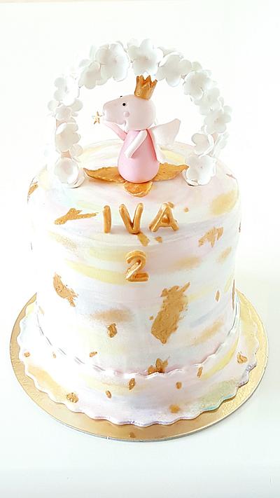 Elegant Peppa pig cake - Cake by Josipa Bosnjak