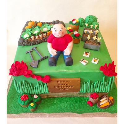 Gardening birthday cake! - Cake by Beth Evans