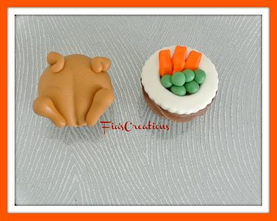 Turkey Feast Cupcakes - Cake by FiasCreations