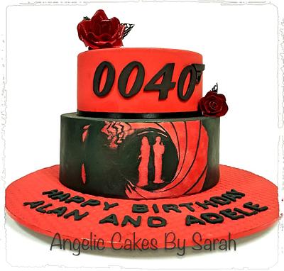 007 themed 40th Birthday Cake - Cake by Angelic Cakes By Sarah